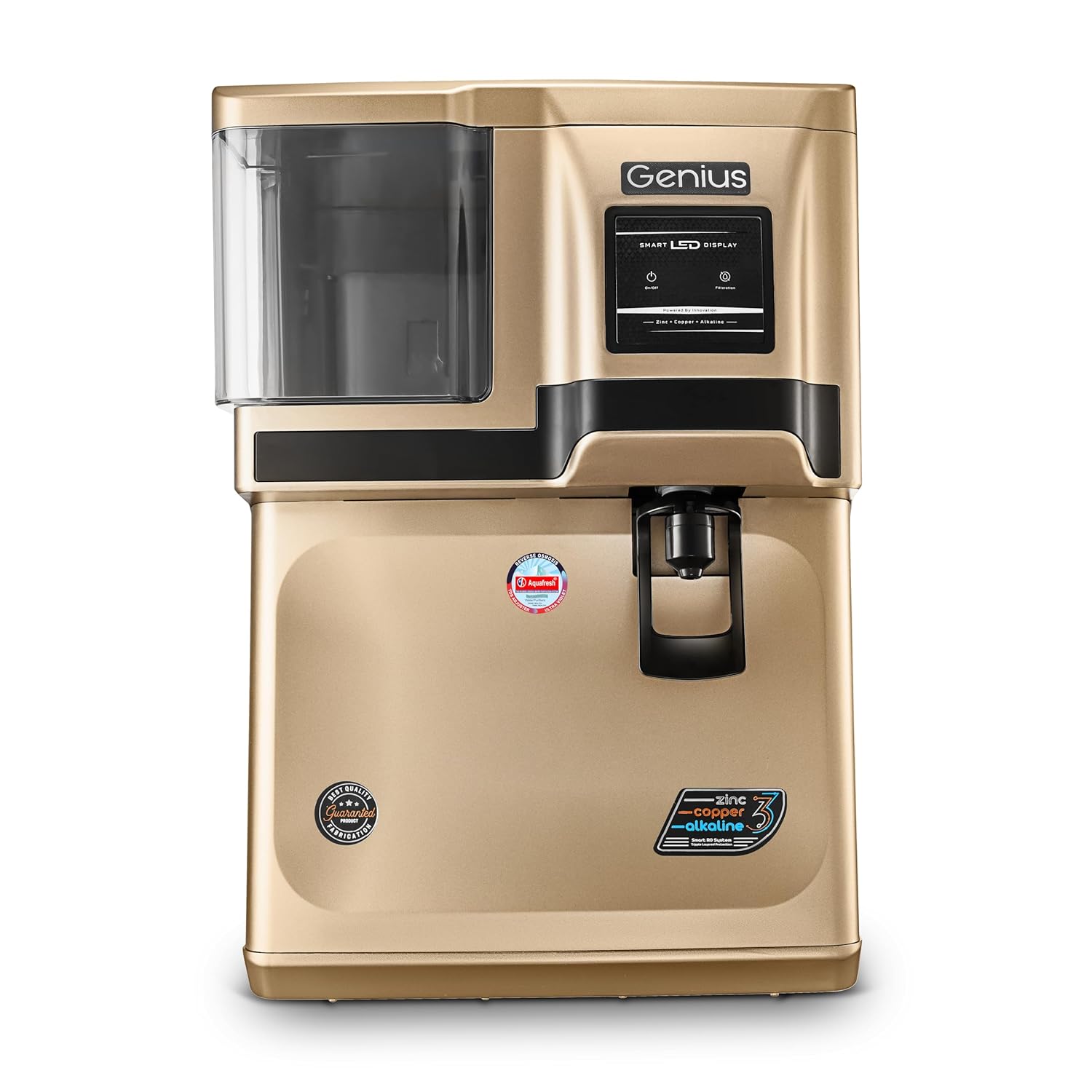 RO + UV + UF + TDS Purification+8L Water Purifier Dual Storage Tank