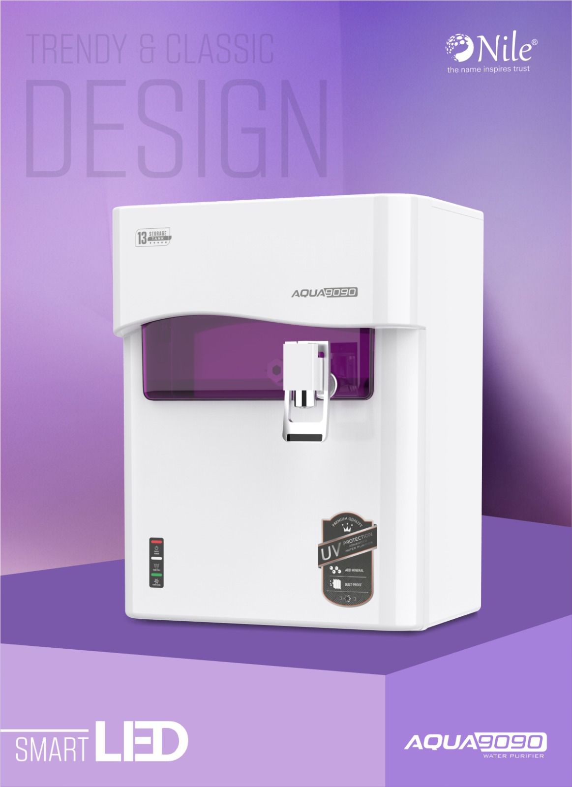 MIDAS RO + UV + TDS + Alkaline Purifier